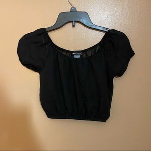 Black Crop Top